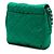Prada Bolsa Crossbody em Tessuto Verde Impuntu com Corrente - vista 2
