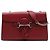 Sac à épaule Gucci Emily Medium Microguccissima Rouge