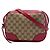 Borsa a tracolla Gucci Bree in tela GG beige