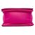Prada Borsa a Tracolla con Patta e Catena in Tessuto Rosa Small - vista 3