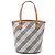 Burberry Blue Nova Check Canvas Tote Blau Hellblau