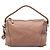Borsa a spalla Gucci Bella in pelle di vitello martellata marrone Medium Carne