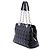 Dior Lady Dior Soft Shopping Tote Medium aus schwarzem Lackleder Cannage - Ansicht 2