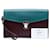 Clutch Prada Red Bicolor Saffiano Envelope Push Lock Rosso Bordò - vista 7