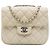 Chanel White Small Quilted Caviar Urban Companion Flap Bianco Crudo