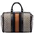 Borsa Boston Gucci Joy Medium in tela Diamante beige e Web