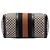 Borsa Boston Gucci Joy Medium in tela Diamante beige e Web - vista 3