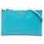 Sac à épaule Prada Blue Saffiano Bleu