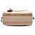 Borsa a tracolla Prada in Tessuto Canapa Beige con logo - vista 3