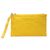 Pochette da polso Prada in tela gialla con logo embossed Giallo