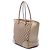 Borsa Tote Bree Gucci in canvas GG beige e vitello metallizzato - vista 2