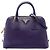 Borsa Prada Purple Small Saffiano Lux Promenade Satchel Porpora Viola scuro