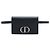 Pouch 2 in 1 Dior 30 Montaigne in vitello grana naturale nero