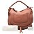 Chloé Marcie Hobo in pelle di vitello martellata rosa Large - vista 7