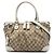 Borsa Satchel Gucci Beige GG Canvas Sukey