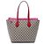 Gucci Beige Medium GG Supreme Linea A Zip Tote