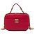 Borsa Camera Chanel Red Small CC Quilted Caviar con manico superiore Rosso