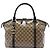 Borsa Dome Gucci Beige Medium GG con charm in cristallo