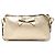 Borsa a tracolla Peyton Bow Burberry in pelle metallizzata oro D'oro
