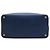 Prada Blue Large Saffiano Cuir Double Satchel - vista 3