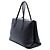 Prada Borsa Satchel Twin in Pelle Saffiano Nera con Chiusura Turnlock Nero - vista 2