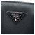 Prada Borsa Satchel Twin in Pelle Saffiano Nera con Chiusura Turnlock Nero - vista 5