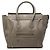 Céline Celine Mini Luggage Tote aus glattem Kalbsleder grau Braun