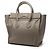 Céline Celine Mini Luggage Tote aus glattem Kalbsleder grau Braun - Ansicht 2