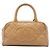 Borsa Bowling Chanel CC Matelassé in Pelle Caviar Marrone Marrone chiaro