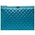Chanel Blue Large Quilted Metallic Caviar Boy O Case Clutch - vista 5