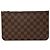 Louis Vuitton Brown Damier Ebene Neverfull Pochette Marrone