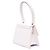 Jacquemus White Leather Le Chiquito Moyen Bianco - vista 2