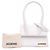 Jacquemus White Leather Le Chiquito Moyen Bianco - vista 7