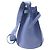 Céline BORSA A MANO CELINE BIG BAG BUCKET PELLE BLU MYOSOTIS BORSA SECCHIELLO A TRACCOLLA - vista 3