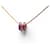 Hermès NEUF COLLIER HERMES POP H MINI CHAINE DORE PENDENTIF LAQUE VIOLET NECKLACE  - vue 3