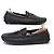 NUOVE SCARPE DIOR ODEON DRIVER CD DIAMOND 43 MOCASSINI IN PELLE NERA LOAFERS Nero - vista 3