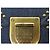Christian Dior BORSA A MANO DIOR DIORAMA NUOVA IN CANVAS DENIM BLU WALLET ON CHAIN - vista 6