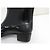CHANEL SCHUHE CAMELIA REGENSTIVEL 37 SCHWARZER GUMMI BOOTS SHOES - Ansicht 15