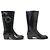 CHANEL SCHUHE CAMELIA REGENSTIVEL 37 SCHWARZER GUMMI BOOTS SHOES - Ansicht 3