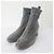 Michael Kors Glitzer-Sockenstiefel Silber