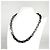 Louis Vuitton Collier Monogram Chain Necklace Nero Argento - vista 5