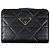 Carteira Prada Bi-Fold em couro preto