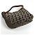 Bolsa de ombro Fendi marrom com padrão Zucca - vista 2