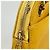 Borsa a tracolla Chanel in vitello martellato giallo - vista 6