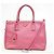 Prada Double Zip Lux Convertible Tote Saffiano Leather XL Rosa