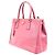 Prada Double Zip Lux Convertible Tote Saffiano Leather XL Rosa - vista 3