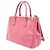Prada Double Zip Lux Convertible Tote Saffiano Leather XL Rosa - vista 4