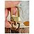Louis Vuitton Louis Bear Ciondolo Western Cowboy M03176 Marrone Bianco Rosso D'oro - vista 8