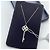 Collana Tiffany & Co. Victoria Key in Oro Bianco e Diamanti Argento - vista 2