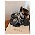 Gucci Stivaletti da trekking FlashTrek in pelle nera e camoscio Nero - vista 7
